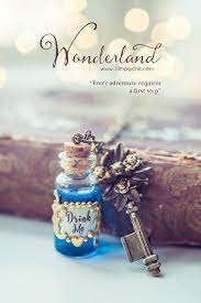 This diy tutorial shows you how to make a bottle charm based on alice in wonderland. Handmade Alice In Wonderland Drink Me Potion Bottle Necklace 13th Psyche