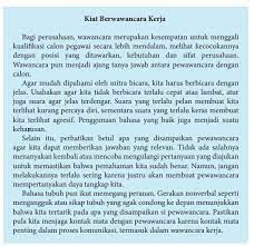 Lampiran materi teks prosedur teks prosedur a. Dari Isinya Menjelaskan Tentang Apakah Teks Prosedur Tentang Kiat Berwawanjara Kerja Brainly Co Id
