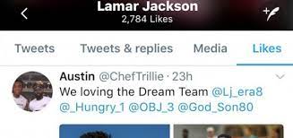 Lamar Jackson Likes Twitter Post Featuring Himself In Miami Dolphins Jersey Miami Dolphins Lamar Jackson Heisman Trophy Winners
