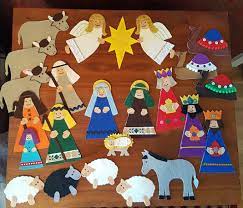 Inspired By The Repair Shop I Ve Finally Finished Restoring My Daughter S Felt Advent Nativi Christmas Advent Calendar Diy Nativity Characters Christmas Crafts