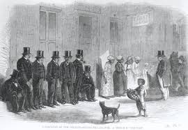 A Slave-Pen at New Orleans - Before the Auction, from 'Harper's Weekly'