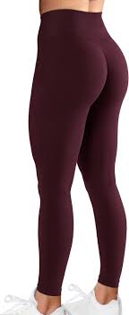 A AGROSTE Workout Leggings for Women Seamless Scrunch Butt Lifting Leggings  Booty High Waisted Yoga Pants Comfort Tights