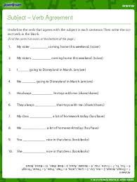 Three verbs, in particular, often the following exercises are in the free pdf worksheets. Subject And Verb Agreeement Worksheet Download Education World