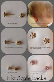 Best Screw Back Earring For Any Age Baby Ear Piercing Initial Earrings Baby Earrings Studs