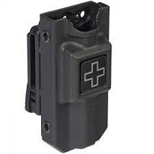 The case also includes a hook and loop cross to identify it as medical equipment. North American Rescue Rigid Gen 7 Cat Tourniquet Holder Case