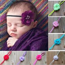 لطيف الوليد زهرة أميرة اللؤلؤ حجر الراين عقال الاطفال الشعر الفرقة المرنة حلقة زهرة اك Baby Girl Hair Accessories Flower Hair Accessories Pearl Flower Headband