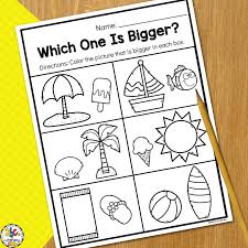 summer preschool worksheets