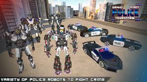 Car transform your robot in either air jet robot car or dino bot and take on the level challenges as you wouldn't miss dino bot car transformation game multi robot games 2021 by any mean. Flying Grand Police Car Transform Robot Games For Android Apk Download