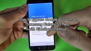 If your device runs android 4.4 and below versions and you have enabled the find my device feature on your phone before it gets locked, you can easily unlock the samsung galaxy s5 via the erase feature of find my device. How To Bypass Google Account On Samsung Galaxy S5 Neo With Sidesync Video Dailymotion