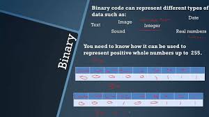 Digital computers use binary number system to represent all types of information inside the computers. Aqa Gcse Computer Science Data Representation Topic 13 Old Course Youtube