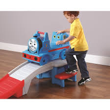 Imagine being a little kid who walks into your room and finds this:that is what happened to my son, and the look on his face was priceless.thomas!both my sons love trains, and i don't think there is a child anywhere that doesn't consider the name thomas as synonymous with trains.… Thomas The Tank Engine Up Down Roller Coaster Kids Coaster Step2