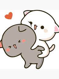 mochi mochi peach cat peach and goma