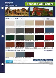 Berridge Metal Roof Color Chart