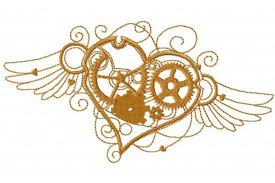 Download Steampunk Flying Heart Creative Fabrica SVG Cut Files