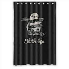 8 Sloth Shower Curtains That Make Life Worth Living Sloth Sloth Life Sloth Gift
