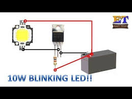 10w Blinking Led Youtube In 2020 Led Emergency Lights Led Led Light Projects