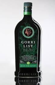 Gorki List Strong Drinks Whiskey Bottle Vodka Bottle