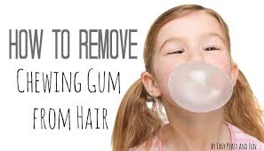 But there are some home remedies that you can use to remove chewing gum without leaving chewing gum stains or chewing gum residue in the garment. How To Remove Chewing Gum From Hair Archives Easy Peasy And Fun