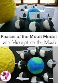 Model Of The Phase Of The Moon With Midnight At The Moon In 2020 Moon Activities Moon Phases Science For Kids
