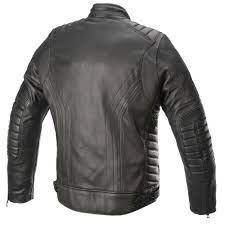 Alpinestars Burstun Leather Jacket Black A310792010 Jackets Motostorm