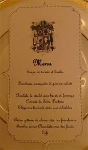 My Downton Abbey Dinner The Most Fun Was Creating The Menu Translated To French Downloaded Grantham Crest And Made Border Using Brackets All In Power Poin