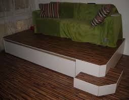 Podest Mit Bett Ausziehbares Bett Diy Bettkopfteil Bett Mobel