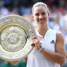A very happy angelique kerber enjoying a very happy practice pic.twitter.com/c4rjk5hd0n. Angelique Kerber Powers Past Serena Williams To Claim First Wimbledon Title Wimbledon 2018 The Guardian