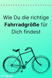 so ermittelst du die passende fahrradgrosse fur dich flexini fahrradgrosse fahrrad radfahren fahrrad fahrrad kaufen e bike selber bauen