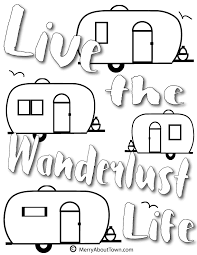 1:1 or 1:2 counselor to camper ratio) contact: Rv Coloring Pages Coloring Home