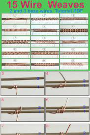 See more ideas about wire wrapped jewelry, wire jewelry, wire weaving. Wire Wrapping Tutorial 15 Wire Weaves 2 And 3 Base Wires Etsy Wire Wrapped Jewelry Tutorials Wire Weaving Tutorial Handmade Wire Jewelry