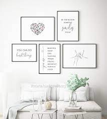 In this bedroom, heidi caillier opted for a for an affordable display of wall art, mix in framed pieces with taped up vintage finds or your own artwork. Minimalist Bedroom Art Printsbedroom Decorwoman Bedroom Wall Etsy In 2021 Girls Room Wall Art Gallery Wall Bedroom Girls Room Decor