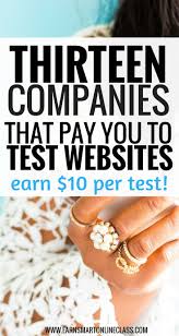 13 Companies With Website Testing Jobs Website Testing Jobs Earn Money From Home Way To Make Money
