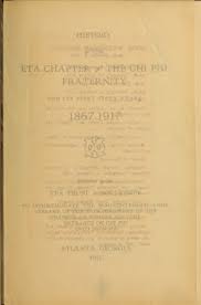 History of the Eta Chapter of the Chi Phi Fraternity for its first fifty  years, 1867-1917;