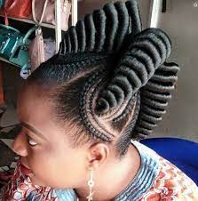 Don't forget to run a lightweight oil through your short curly pixie to finish. Wow What A Beautiful Creative Hairstyle Off The Chain Love It Updo Hairstyle Frisuren Fur Schwarze Haare Ponyfrisuren Frisuren Mit Pony Mittellang