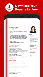 You can download a resume with a watermark for free, but you'll have to pay a small fee to remove that watermark. Resume Builder App Free Cv Maker Pdf Templates Apk 7 4 Download For Android Download Resume Builder App Free Cv Maker Pdf Templates Apk Latest Version Apkfab Com