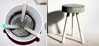 Pull up a few of these. How To Make A Sweet 5 Bar Stool Using Wooden Dowels Concrete Interior Design Wonderhowto