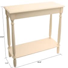 Simplify Rectangular Console Table Walmart Com In 2020 Decor Therapy Console Table White Console Table