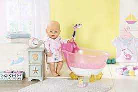 Baby born® can have a bath in the bathtub or be taken to the swimming pool, but do not immerse in water. Baby Born Interactive Bathtub With Foam 828366 Buy Online At Best Price In Uae Amazon Ae
