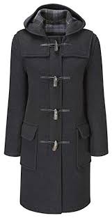 Original Montgomery Womens Long Duffle Coat Charcoal