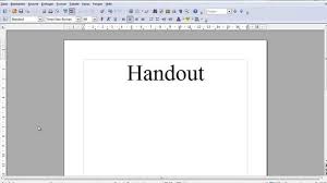 Wenn ihnen die grundfunktionen der bürosoftware nicht ausreichen, lässt sich „openoffice mit vielen kostenlosen addons und vorlagen erweitern. Video Wie Muss Ein Handout Aussehen Eine Anleitung