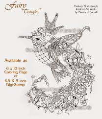 This fairy tales coloring book, full of fairytale pictures, is designed for all ages. Fairy Tangles