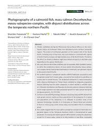 We did not find results for: Pdf Phylogeography Of A Salmonid Fish Masu Salmon Oncorhynchus Masou Subspecies Complex With Disjunct Distributions Across The Temperate Northern Pacific