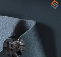 Synthetic Leather Stocklot for Men's Shoes PU with Embossed Skin Knitted  Backing Anti-Mildew Feature for Cars and Sofas