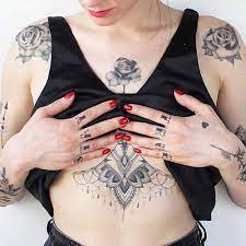 16 elegant lion tattoos on stomach. 101 Best Chest Tattoos For Women 2021 Guide