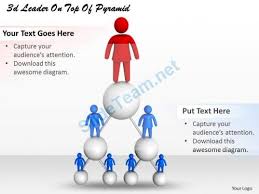 3d Leader On Top Of Pyramid Ppt Graphics Icons Powerpoint