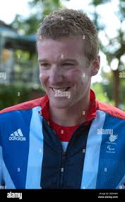 James Roe. 2102 London Paralympics rowing gold medallist Stock Photo