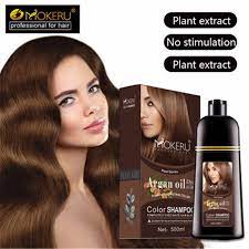 This wash out hair color is designed for both blondes and brunettes and is suitable for all hair types so everyone can get in on the fun. Mokeru Argan Oil Essence Hair Dye Shampoo Wash Dye Hair Care 3 In 1 Shampoo Permanent Hair Color Shampoo No Pungent Smell Hair Color Aliexpress