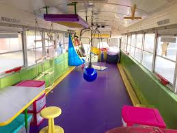 Ot Bus Star Therapy Inc Pediatric Physical Therapy Therapy Room Pediatric Therapy