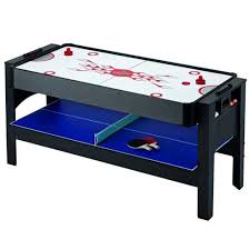Triple Threat 3 In 1 Flip Game Table With Air Hockey Pool And Table Tennis A Great Christmas Gift Idea Table Games Air Hockey Pool Table
