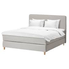 Dunvik Boxspringbett Hyllestad Fest Tustna Gunnared Beige 140x200 Cm Heute Noch Kaufen Ikea Osterreich In 2020 Bedframe Ikea Boxsprings